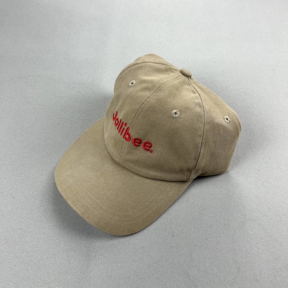 cameo Accessories Vintage Jollibee Hat Cap Strapback Tan Filipino